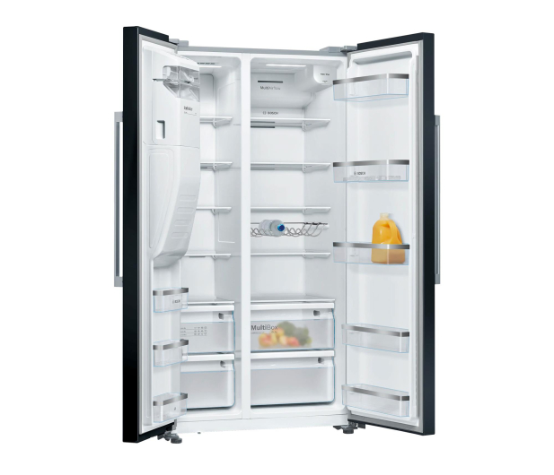Lodówka Bosch KAD93ABEP Side by Side PerfectFit No Frost 178,7cm Czarna Dystrybutor Kostkarka 562L - 1224629 - zdjęcie 3